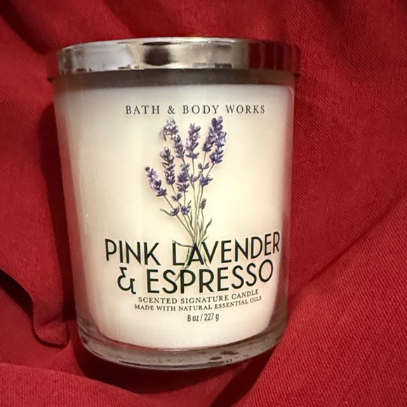 2 Bath & Body Works Raspberry Tangerine and Pink Lavender & Espresso Candles - Picture 2 of 7